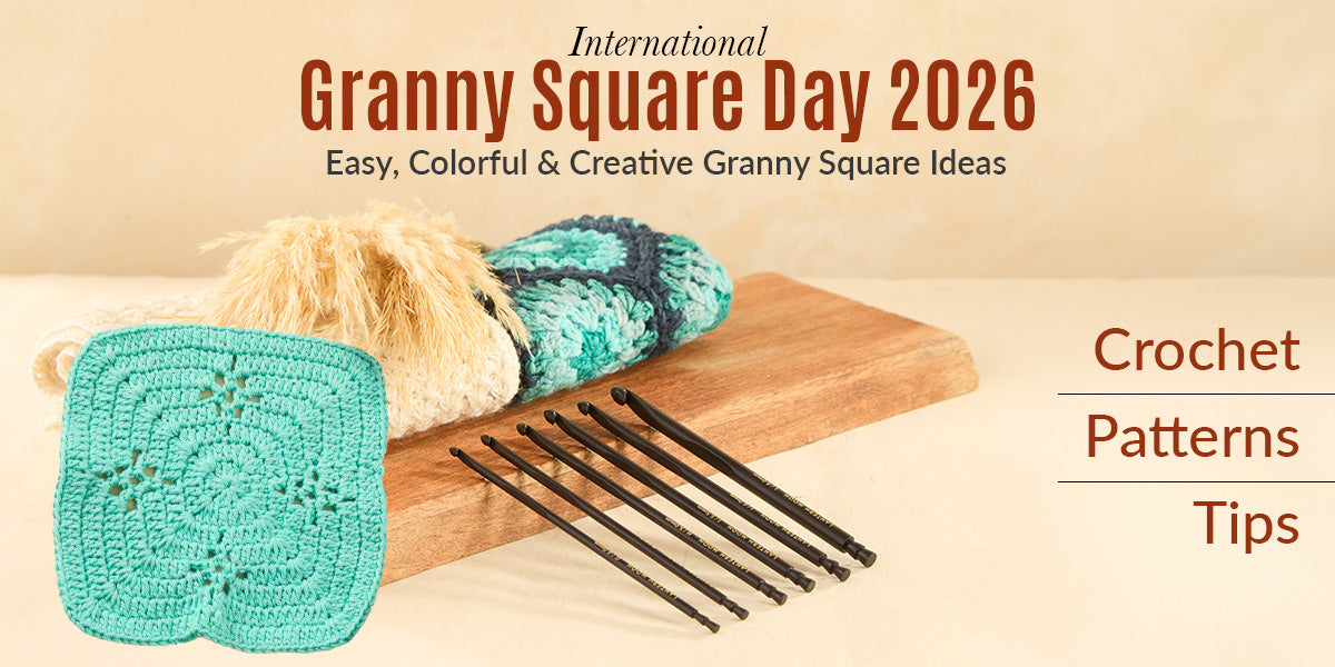 Granny Square Patterns for International Granny Square Day 2026
