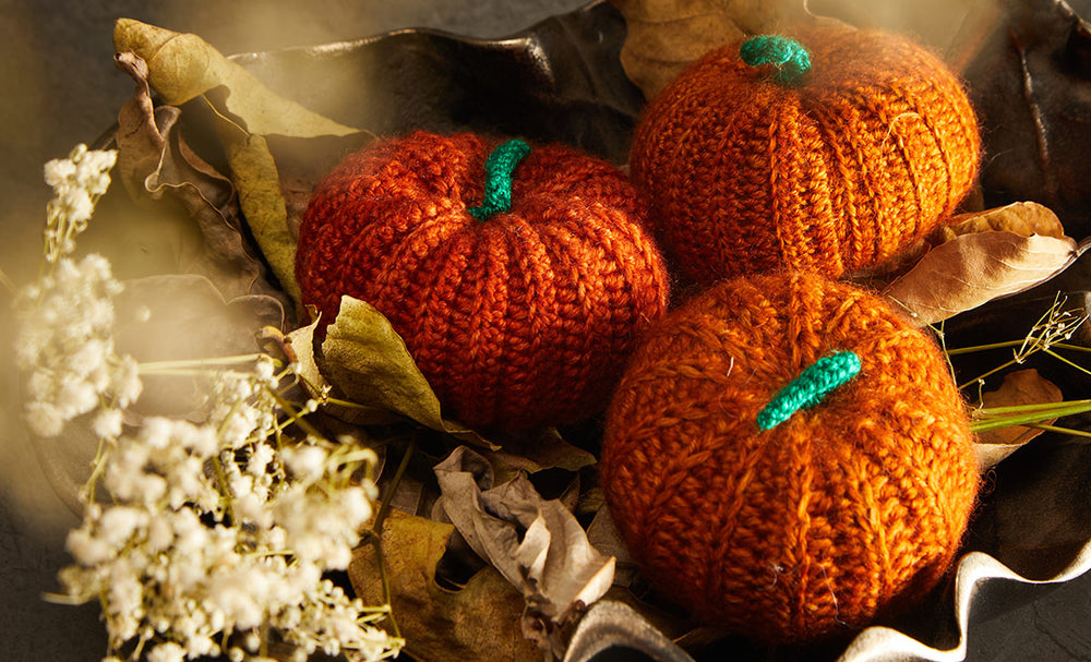Knit and Crochet Pumpkin Patterns for Fall