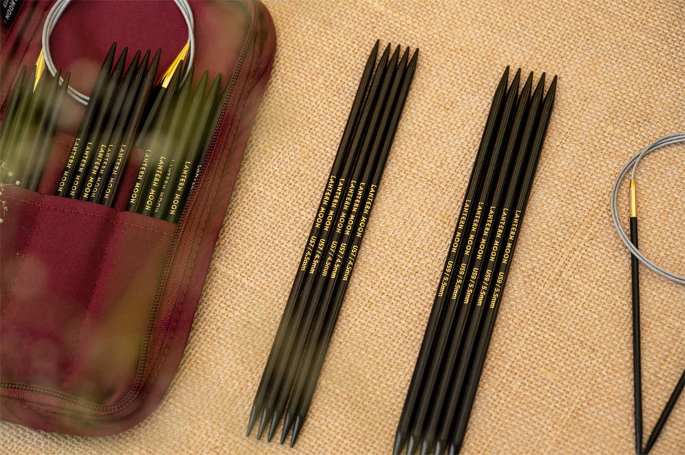 Double pointed knitting needles from Lantern Moon