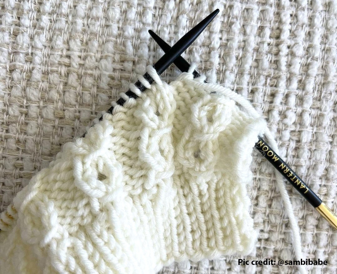 Cable Knitting Without a Cable Needle