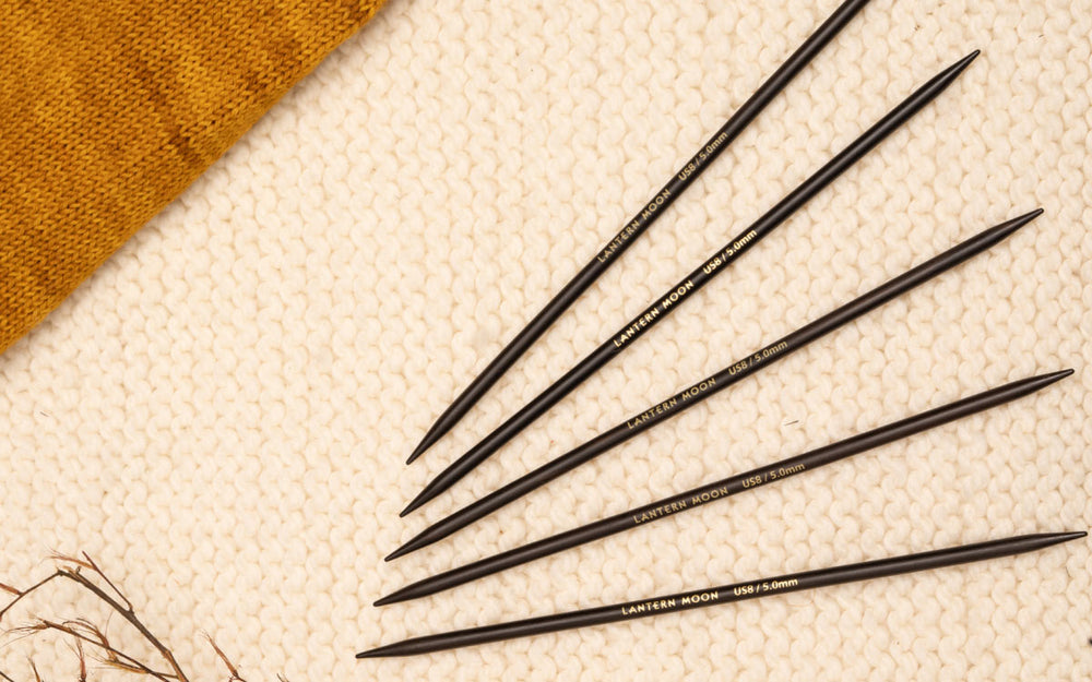 Double pointed knitting needles from Lantern Moon