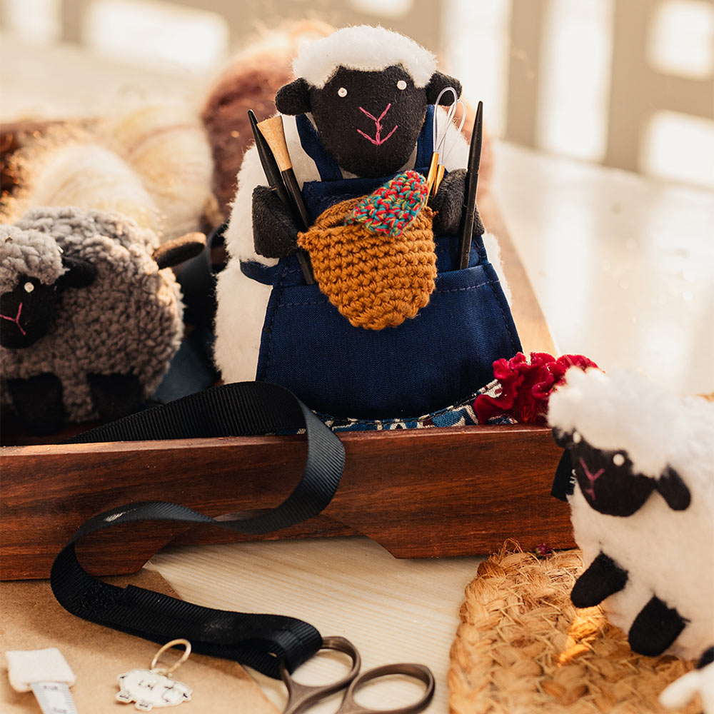 Baabs Knitting Accessory Holders | Ewe-Shaped | Lantern Moon