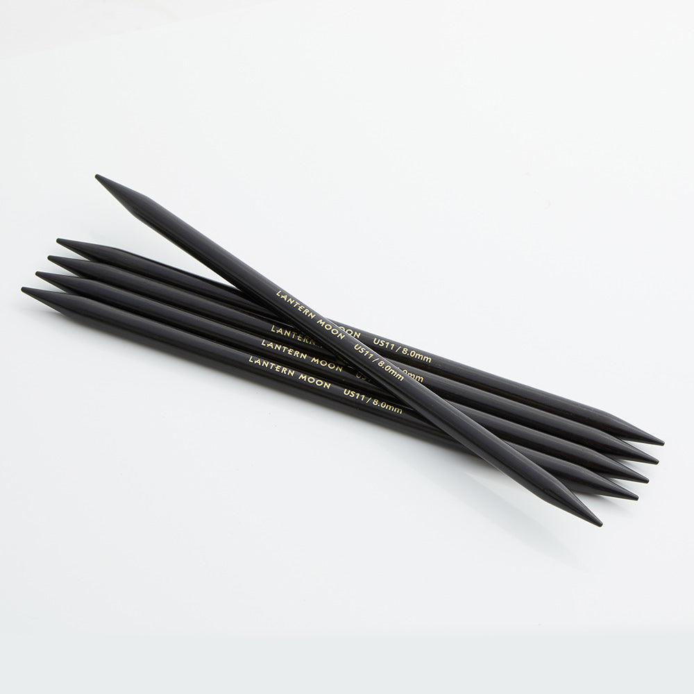 Lantern Moon Fixed Circular Knitting Needles - Ebony