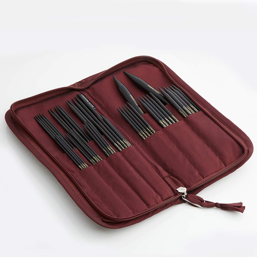 Real Leather needle case Knitting organizer Knitting Needle