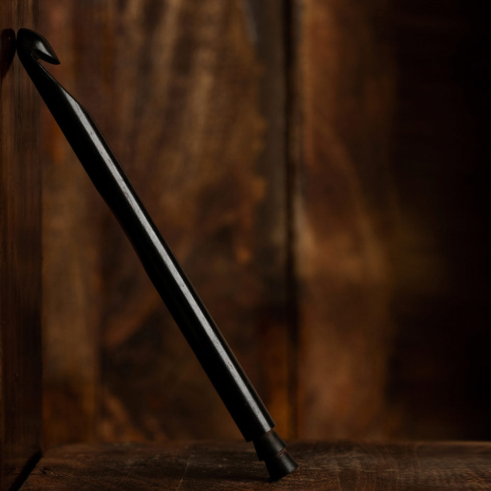 Single Ended Crochet Hooks | Ebony Wood Hooks | Lantern Moon Single Ended Crochet Hooks | Ebony Wood Hooks | Lantern Moon